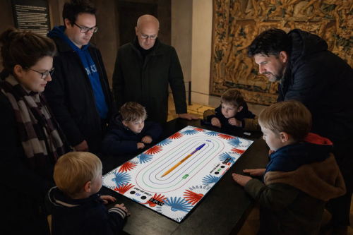 DDetail of the Grand Prix BIC interactive installation