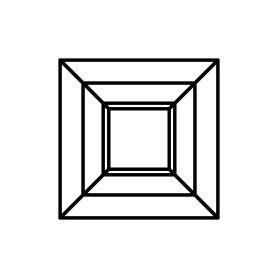 Logo animé hypercube