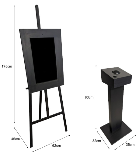 Dimensions of the Space René installation